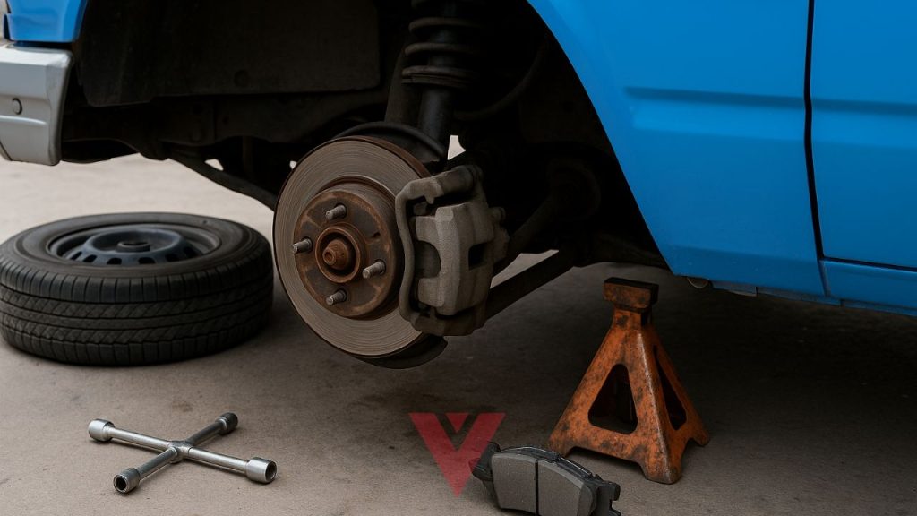 نحوه تعویض لنت ترمز نیسان زامیاد (نیسان آبی)