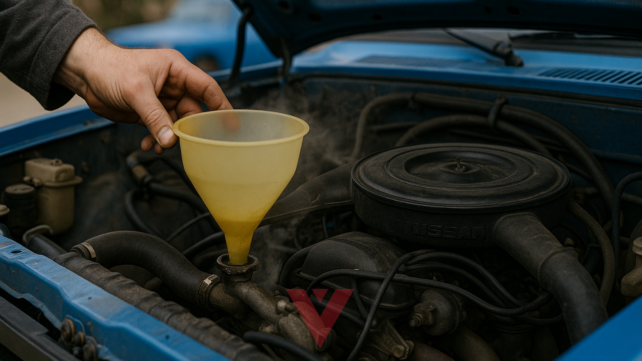 پر کردن مایع بخاری