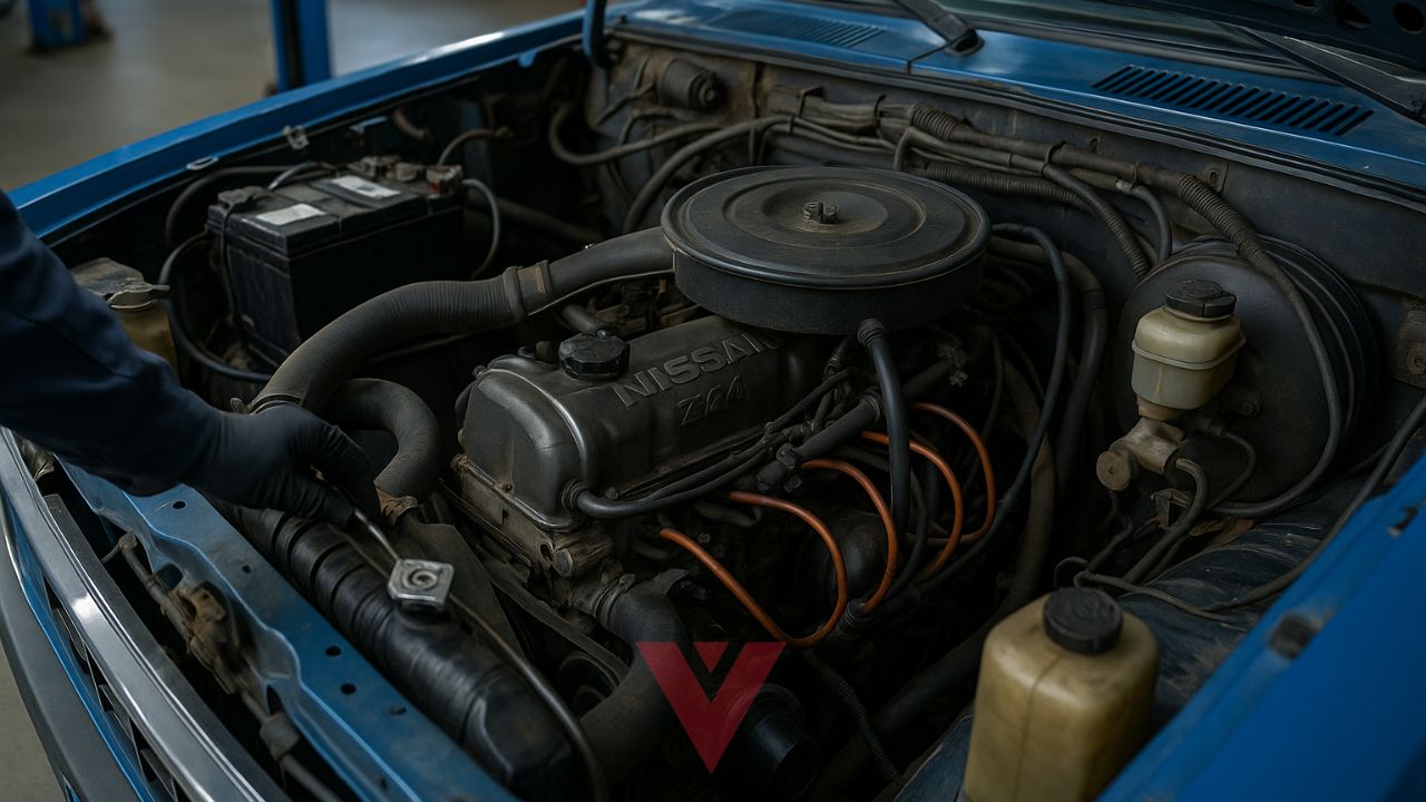 اصول کلی نگهداری موتور Z24 نیسان آبی