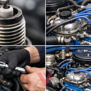 تعویض شمع و وایر نیسان | راهنمای کامل و کاربردی برای نیسان آبی و موتور Z24