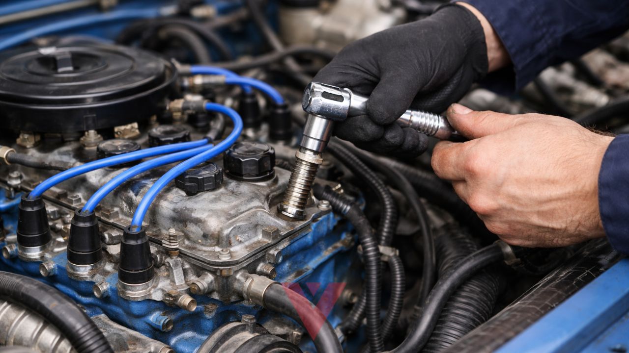 نقش شمع و وایر در موتور نیسان Z24